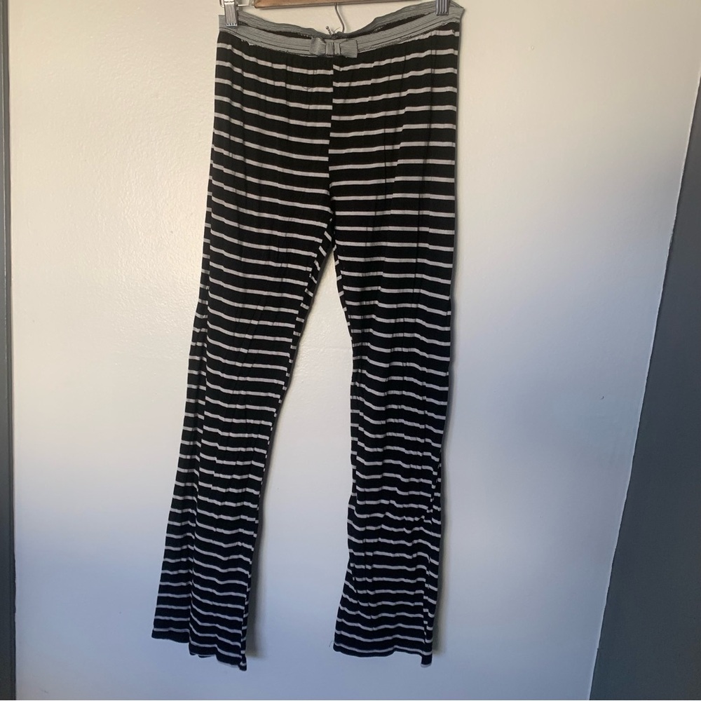 Y2K Bebe Monochrome Striped Sleepwear